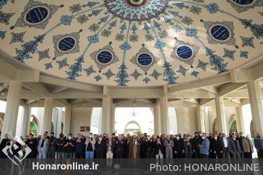 مراسم تشییع پیکر زنده‌یاد «عبدالرحیم سیاهکارزاده» مدیر فقید موسسه توسعه هنرهای تجسمی معاصر