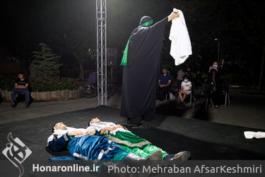 مجلس تعزیه با عنوان «شبیه‌خوانی در پهنه» 