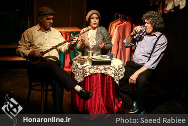 نمایش"الف وارد می شود" در خانه نمایش اداره تئاتر