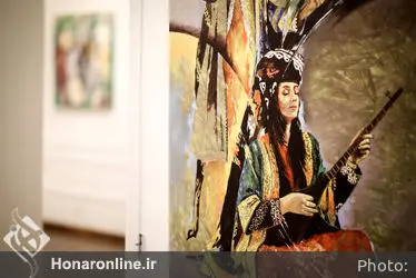 افتتاحیه نمایشگاه نقاشی های سروناز سلطانی در گالری موزه هنرهای زیبا