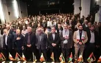 گردهمایی هنرمندان حامی فلسطین