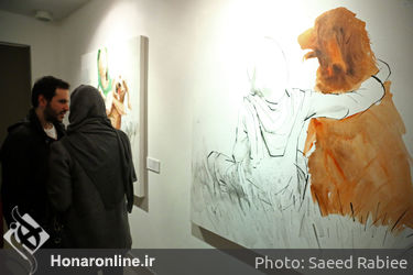 نمایشگاه آثار بزرگمهر حسین‌پور در گالری راه ابریشم