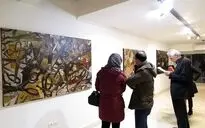 نمایشگاه نقاشی‌های مریم فرزادیان در گالری آران