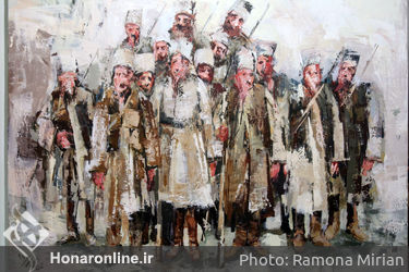نمایشگاه نقاشی حسین شاه‌طاهری درآرت سنتر باغ