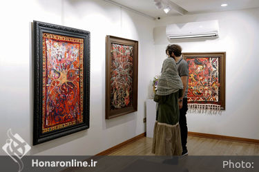 نمایشگاه آثار الهام صباغ در گالری بهارک