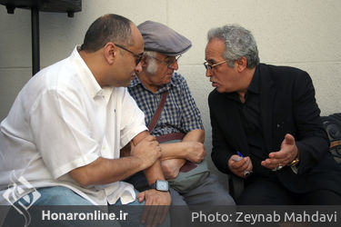 مراسم تشييع پيكر زنده ياد سيدكمال طباطبايى در خانه سينما