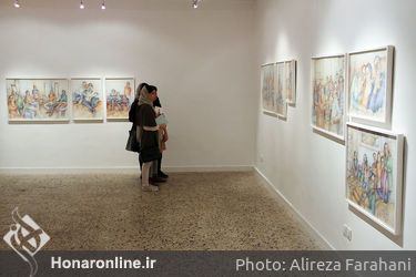 نمایشگاه نقاشی‌های مانی غلامی در گالری هما