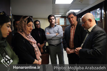 عیادت علی مراد خانی از نادر گلچین، پیشکسوت عرصه موسیقی