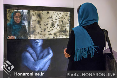 افتتاحیه نمایشگاه نقاشی های شیوا زمانفر در گالری ژاله