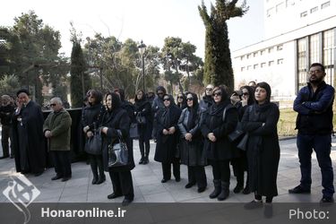 تشییع پیکر عبدالکریم مهرافشان آهنگساز پیشکسوت از تالار وحدت