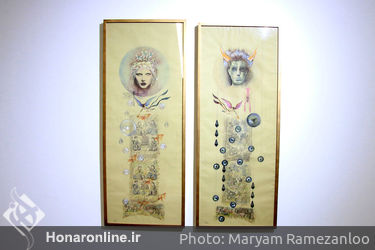 نمایشگاه آثار رکسانا منوچهری در گالری اعتماد