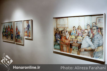 نمایشگاه نقاشی‌های مانی غلامی در گالری هما