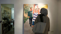 Ghazal Marvi Painting Exhibit