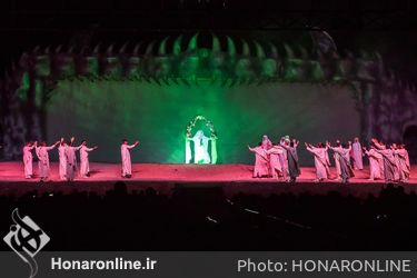 اجرای نمایش بزرگ میدانی محشر در شیراز