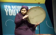 دف‌نوازان جشنواره ملی موسیقی جوان به فرهنگسرای نیاوران آمدند