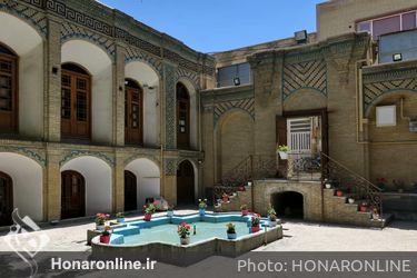 حوض یکی از عناصر معماری ایرانی