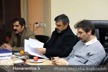 نشست نمایندگان مجلس  و مهدی شفیعی در مرکز هنرهای نمایشی‎ 