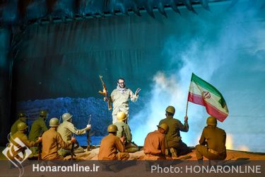 اجرای نمایش بزرگ میدانی محشر در شیراز