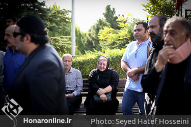 مراسم تشییع پیکر "حسین عرفانی" دوبلور پیشکسوت