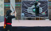 هشتمین شب از تعزیه خوانی در تئاتر شهر