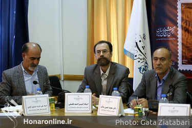 نشست خبری نکوداشت هفته خوشنویسی در خانه هنرمندان 