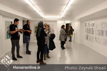نمایشگاه آثار پریسا شبانی در گالری والی