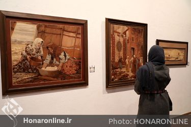 نمایشگاه نگاره‌های چوبی (هیما) در فرهنگسرای نیاوران