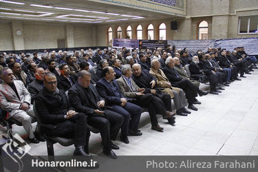 مراسم ختم والده مدیر کل دفتر موسیقی در مسجد نور تهران‎