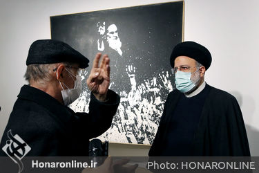 بازدید رئیس جمهور از نمایشگاه «آینه در آینه»