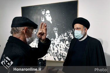 بازدید رئیس جمهور از نمایشگاه «آینه در آینه»