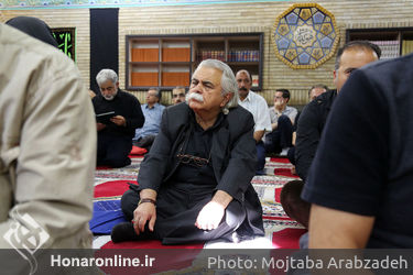 مراسم ختم زنده یاد حسین عرفانی در مسجد بلال