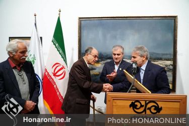 مراسم اختتامیه نمایشگاه آثار تجسمی هنرمندان پیشکسوت در فرهنگسرای نیاوران