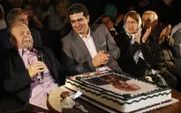 جشن تولد محمدعلی کشاورز در پردیس سینمایی شهرک