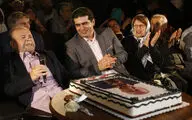 جشن تولد محمدعلی کشاورز در پردیس سینمایی شهرک
