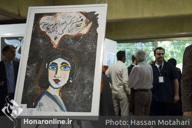 نمایشگاه آثار نقاشی هنرمندان کم توان ذهنی در  گالری اصلی فرهنگسرای نیاوران