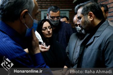 مراسم بدرقه پیکر هوشنگ ابتهاج «سایه»از خانه ارغوان 
