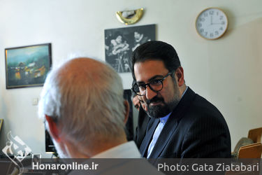 دیدار سید مجتبی حسینی از امیراشرف آریان پور