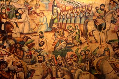 اردشیر صالح‌پور: مهمترین پرده‌های قلمکار توسط محمد مدبر و حسین قوللر آغاسی خلق شده‌اند