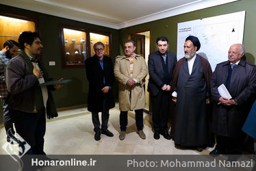 مراسم اهدای لوح به شرکت کنندگان نمایشگاه آینه دار دوران