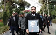 مراسم تشییع پیکر تورج شعبانخانی در تالار وحدت