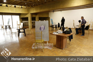 کارگاه تجسمی نمایشگاه «سرو ایرانی» در فرهنگسرای نیاوران