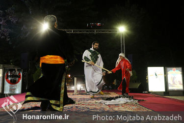 تعزیه خوانی در خانه هنرمندان