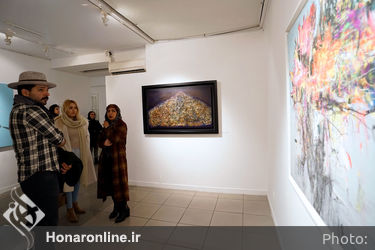 افتتاحیه نمایشگاه گروهی نقاشی با عنوان "آهنجیده" در گالری ویستا