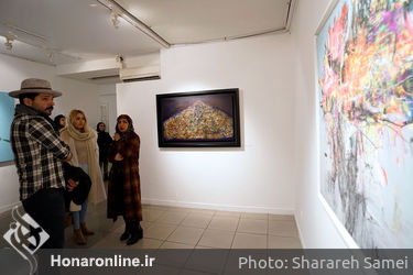 افتتاحیه نمایشگاه گروهی نقاشی با عنوان "آهنجیده" در گالری ویستا