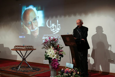 مراسم زادروز غلامحسین امیرخانی در موزه هنرهای دینی امام علی(ع)