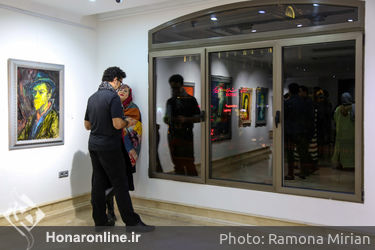 نمایشگاه نقاشی‌های ابراهیم فرجی در گالری کاما