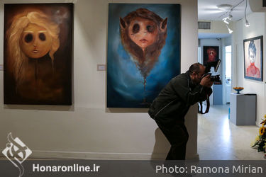 نمایشگاه نقاشی های مهناز بهرام نیا در گالری نگر