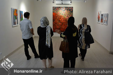 نمایشگاه نقاشی‌های نيوشا نيوژپور در گالری دید