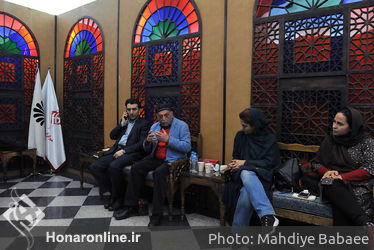 ورکشاپ نقالی دکتر پرویز ممنون در موسسه توسعه هنرهای معاصر