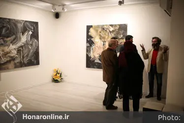 افتتاحیه نمایشگاه نقاشی های سعید رفیعی منفرد در گالری ساربان